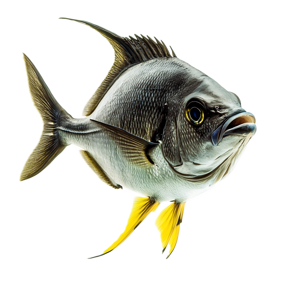 Stunning Tropical Fish Swimming in Vibrant Underwater Seascape png