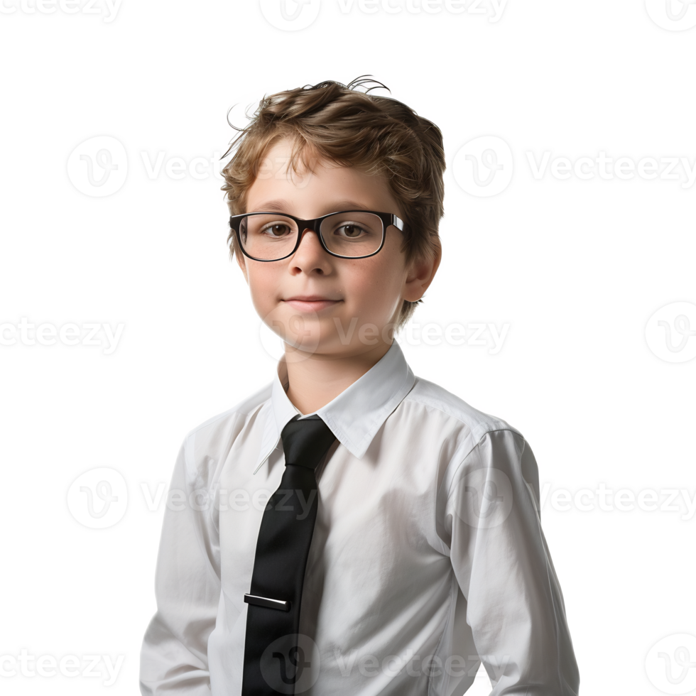 Thoughtful Young Scholar in Formal Attire Exuding Academic Prowess and Potential png