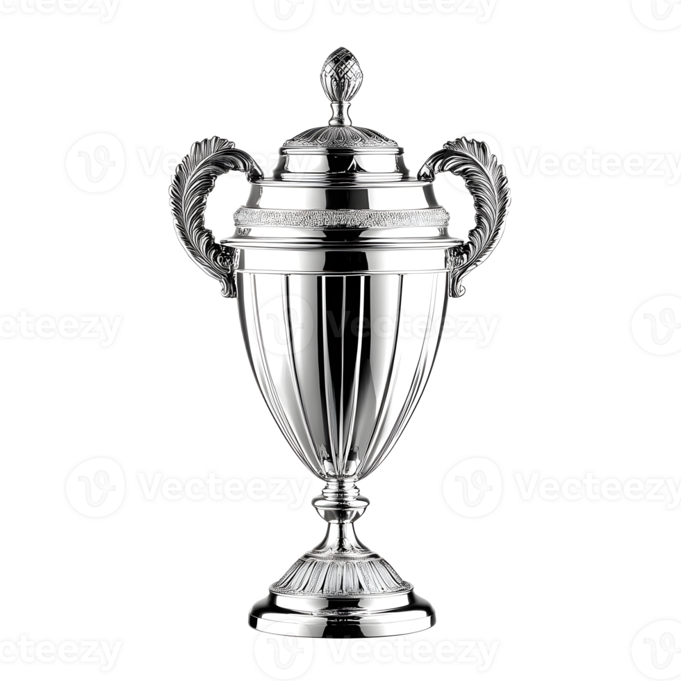 Elegant Gold Trophy Cup Signifying Achievement and Victory png