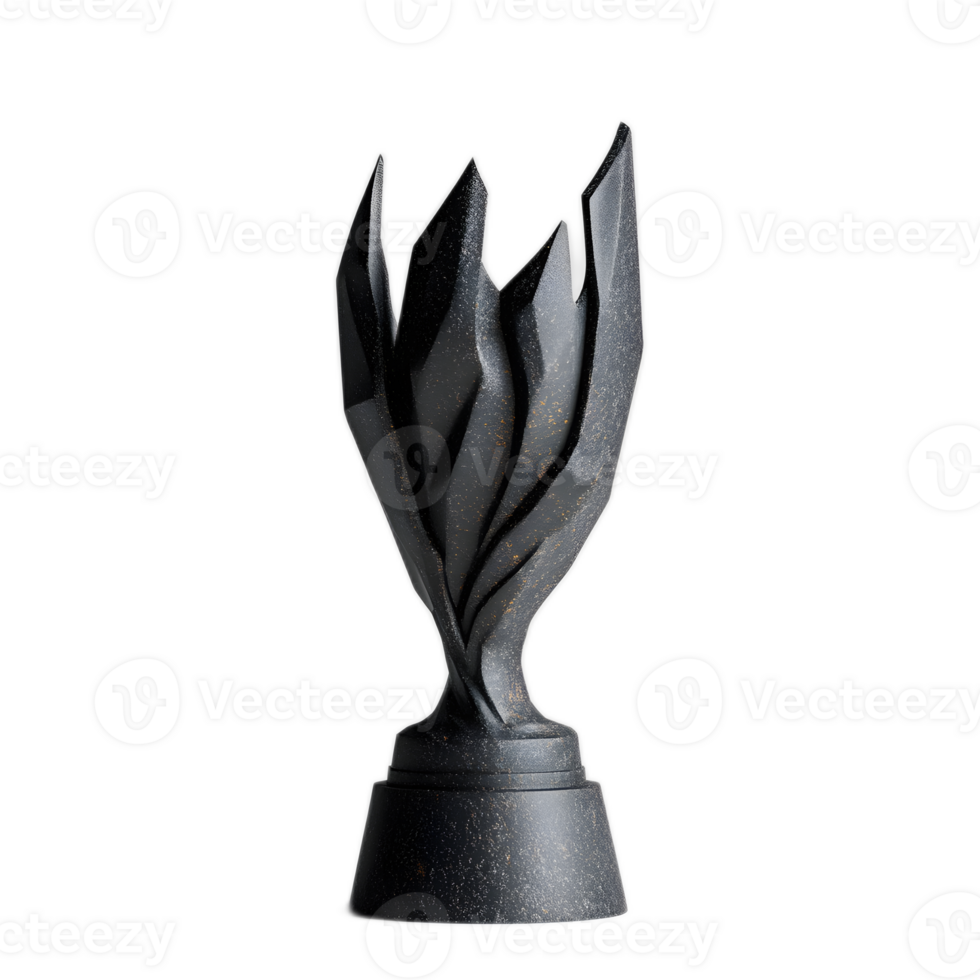 Sleek and Elegant Trophy Design for Celebrating Achievements and Victories png
