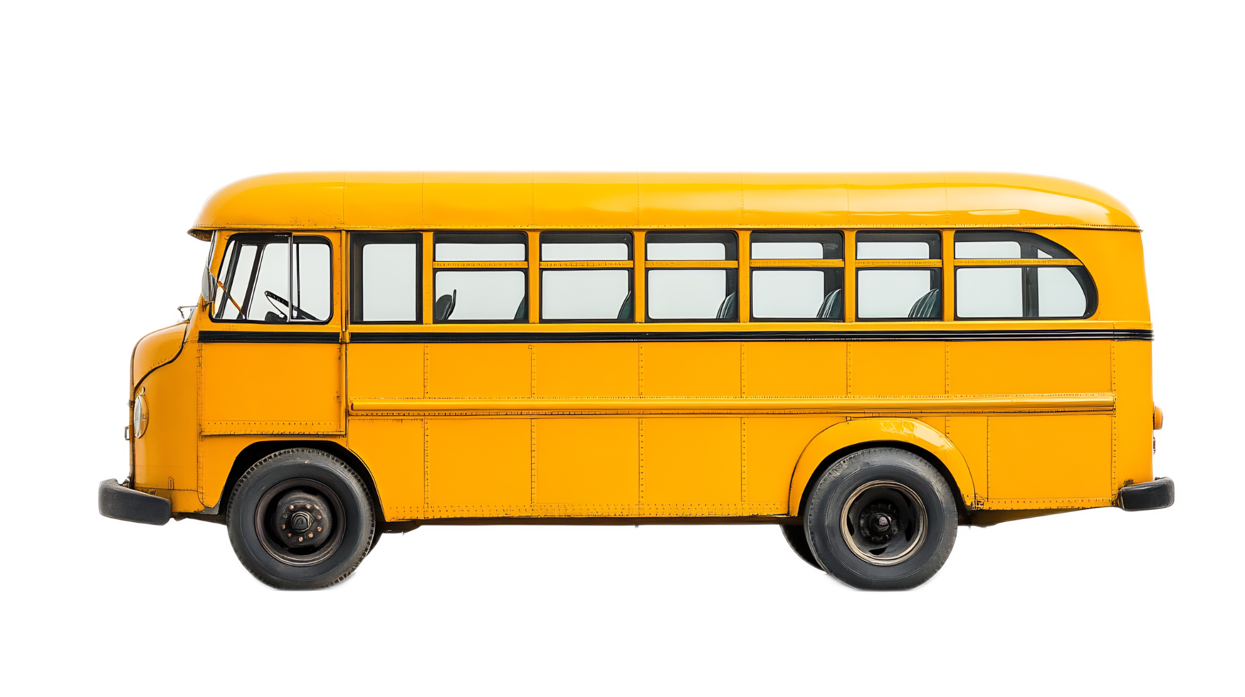 amarelo escola ônibus para público transporte em urbano estrada png