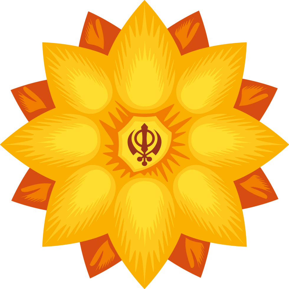 flower and guru nanak jayanti symbol png
