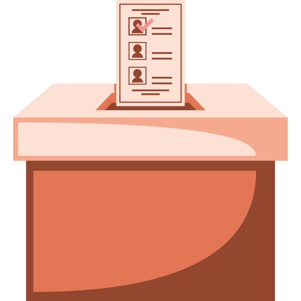 vote box and ballot png