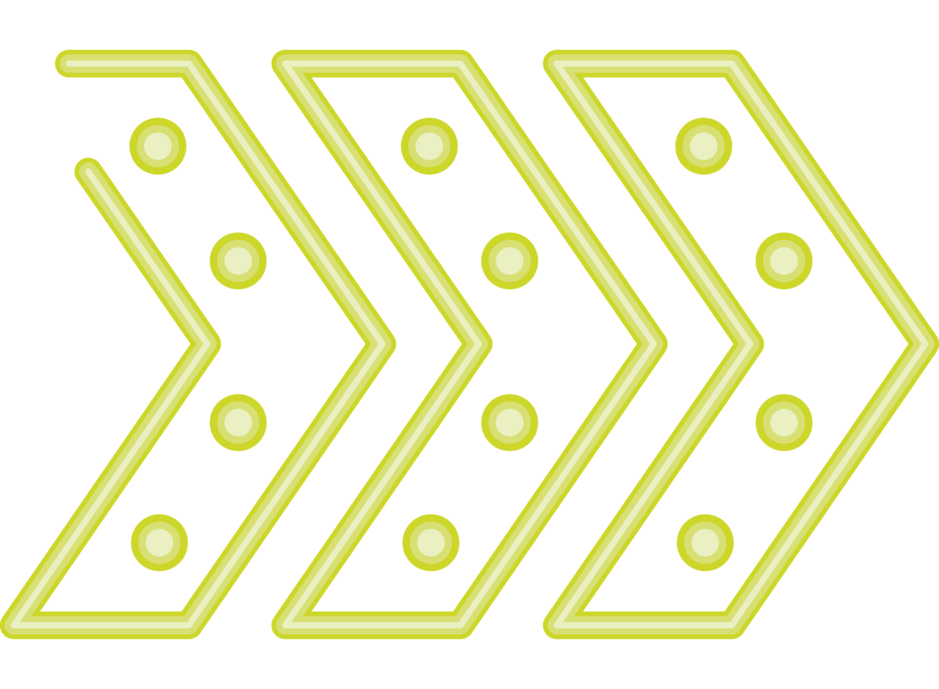 neon arrow direction indicator png