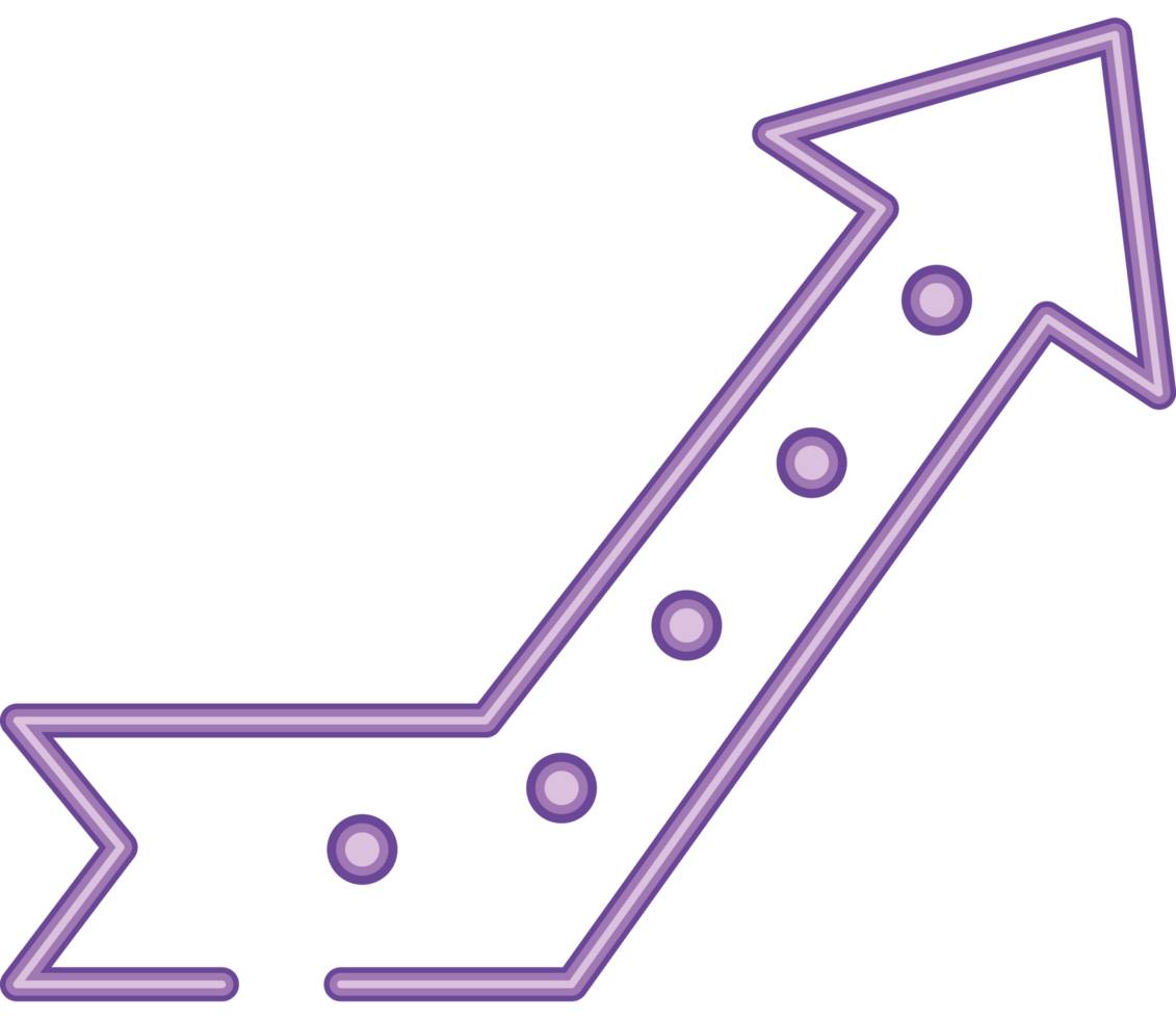 neon arrow sign direction png