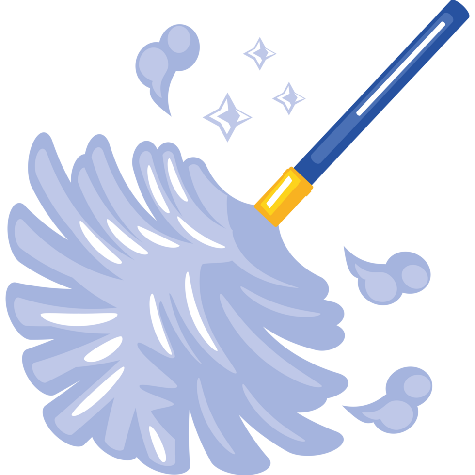 dust brush tool for dry cleaning png