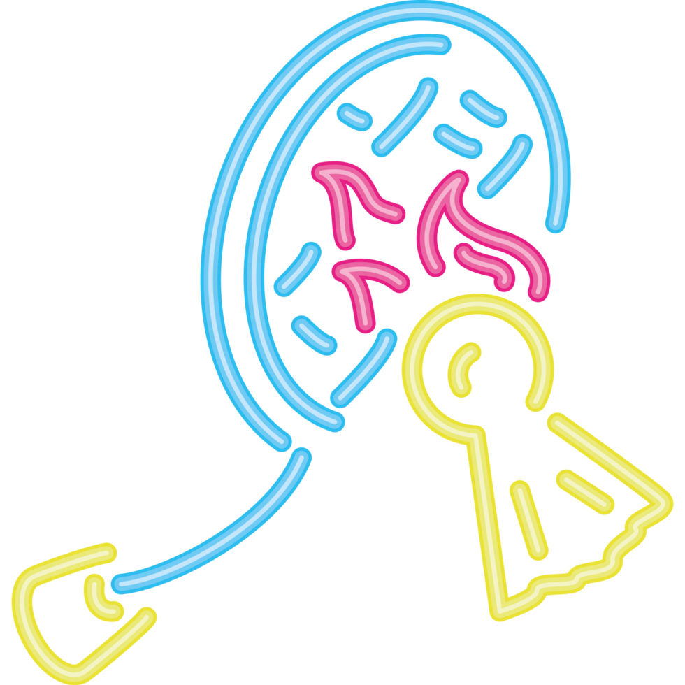 badminton sport onfire neon style png