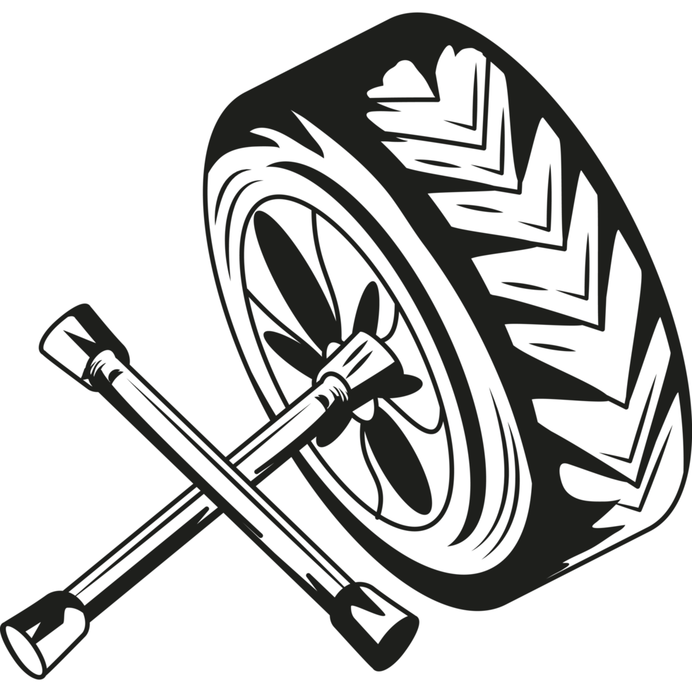 crosstree mechanic tool sketch style png