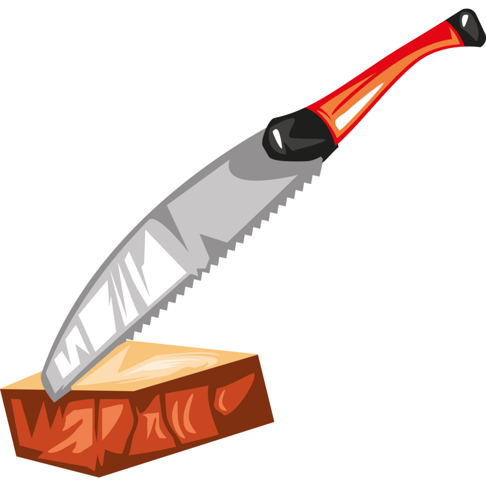 pointed saw woodcutter tool industry png