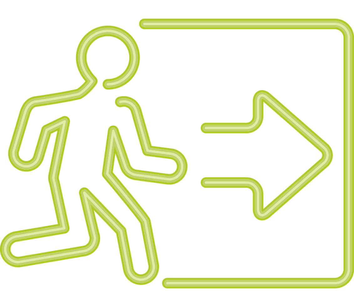 staff entry informative signal neon light png