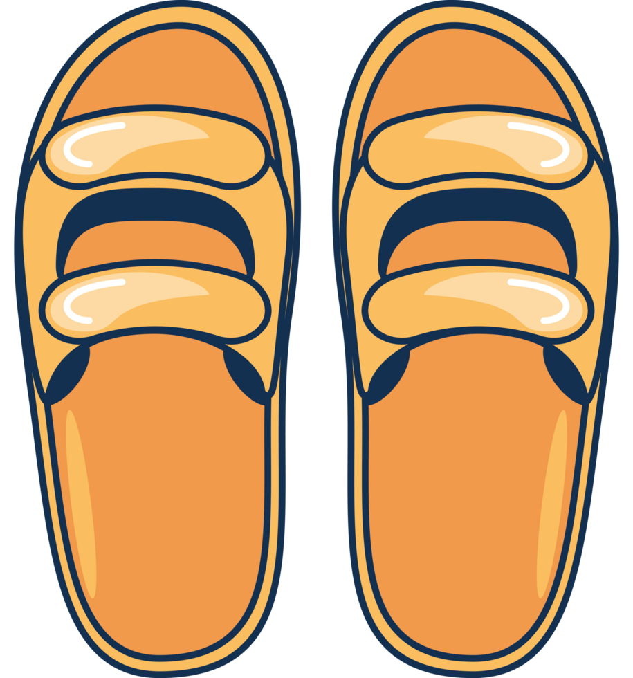 yellow male sandals summer accessories png