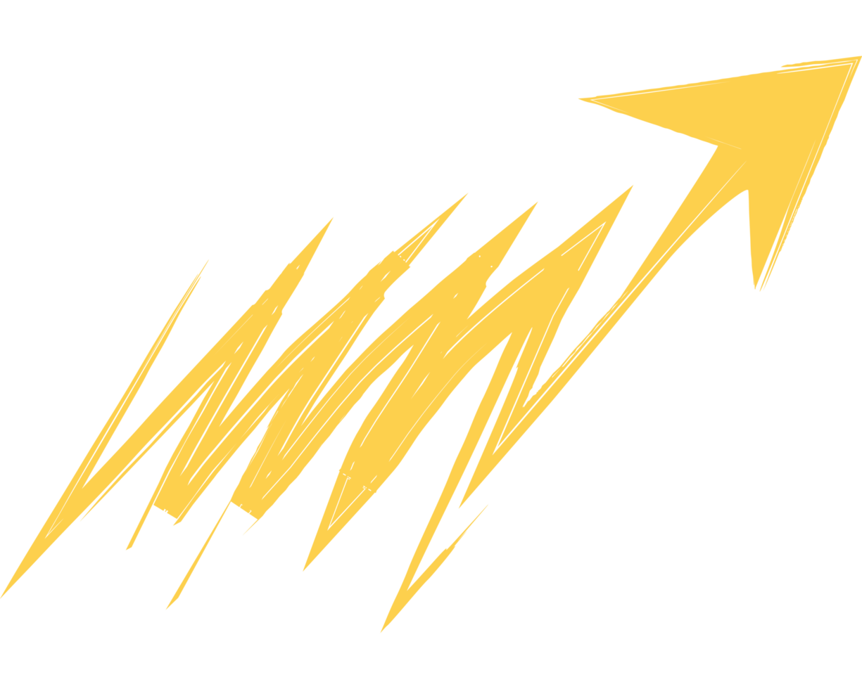 yellow arrow geometric shape png