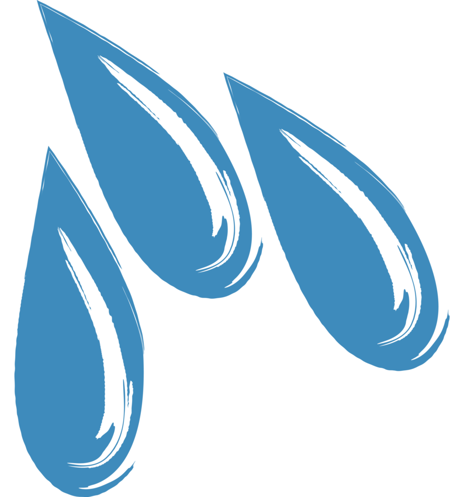 drop water brush stroke png