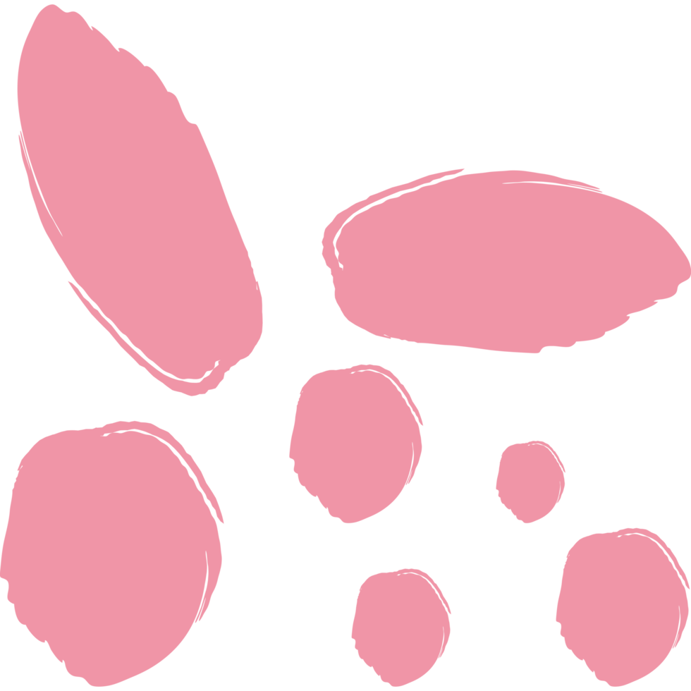 pink spots geometric shapes png