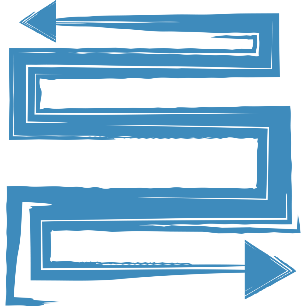 painting arrow zigzag geometric shape png