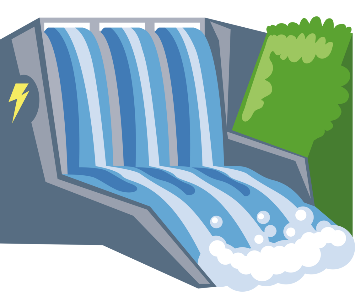 dam hydro renewable energy png