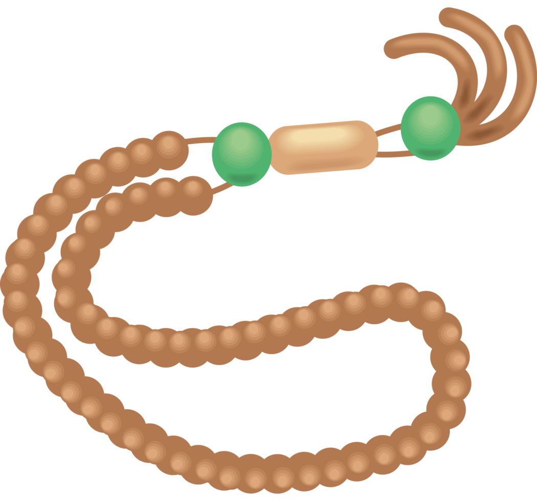 islamic rosary necklace png