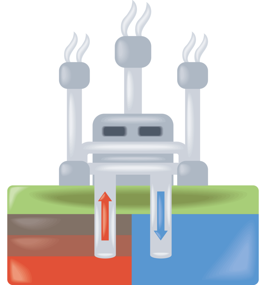 geothermal system for renewable energy png