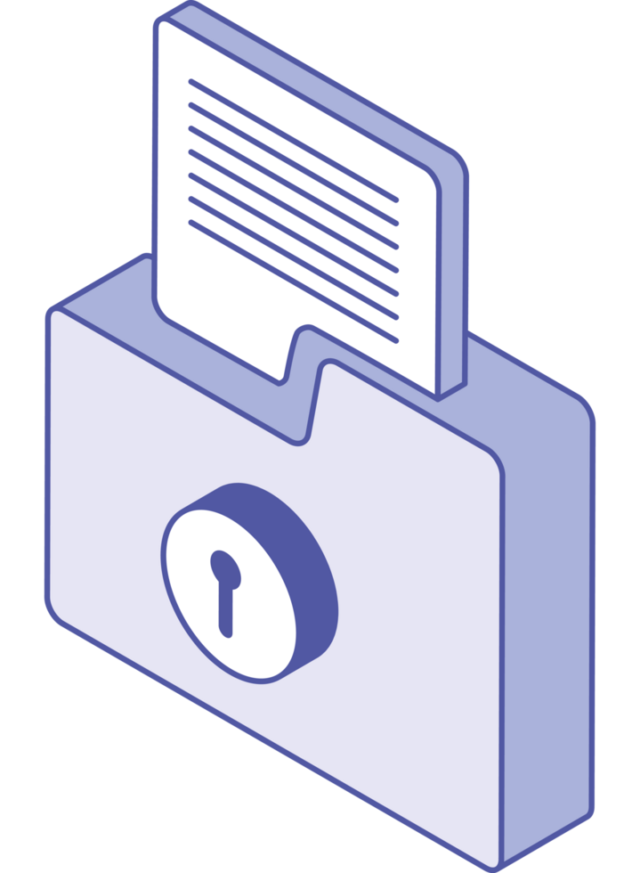 information security isometric png