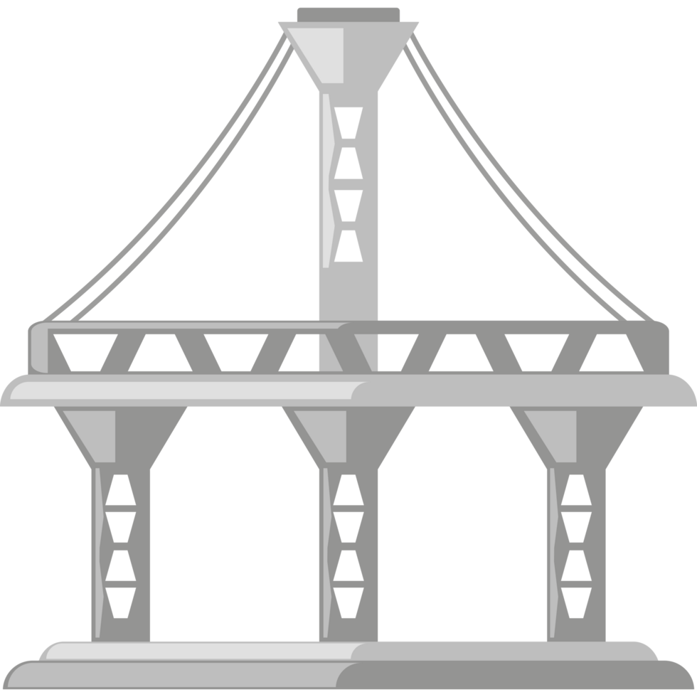 bridge on river urban infrastructure png