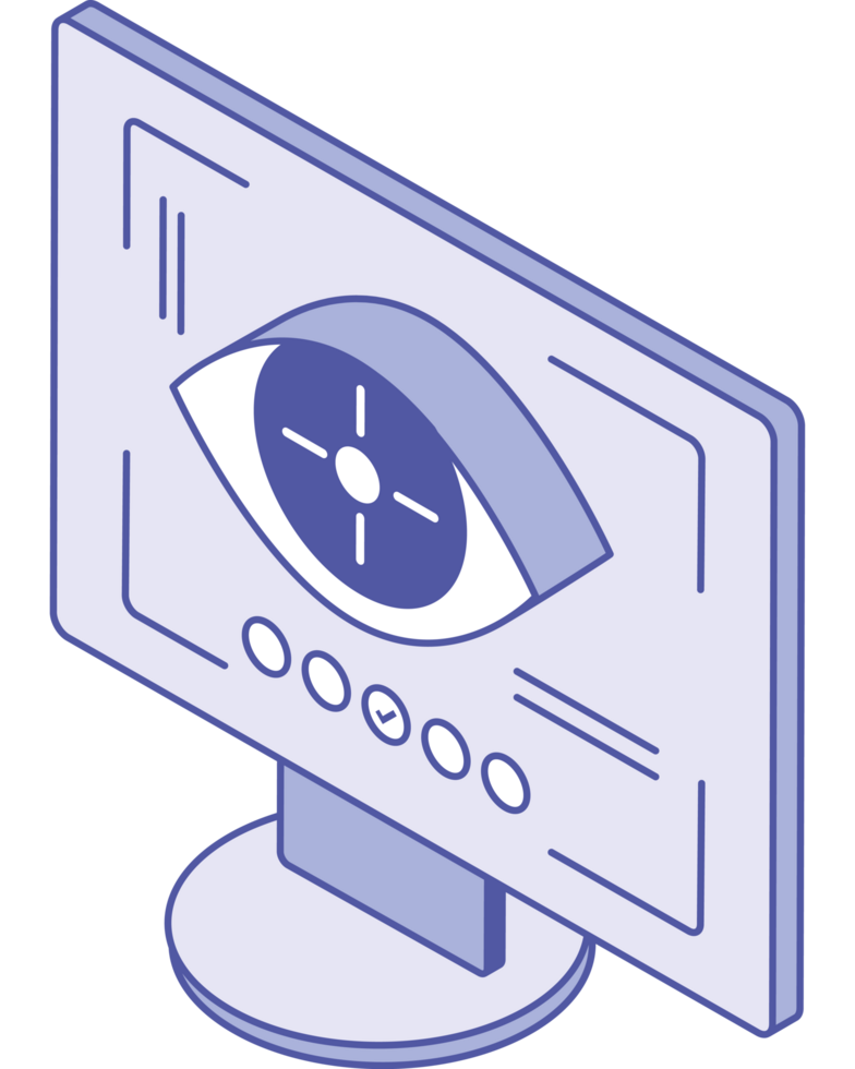computer security isometric png