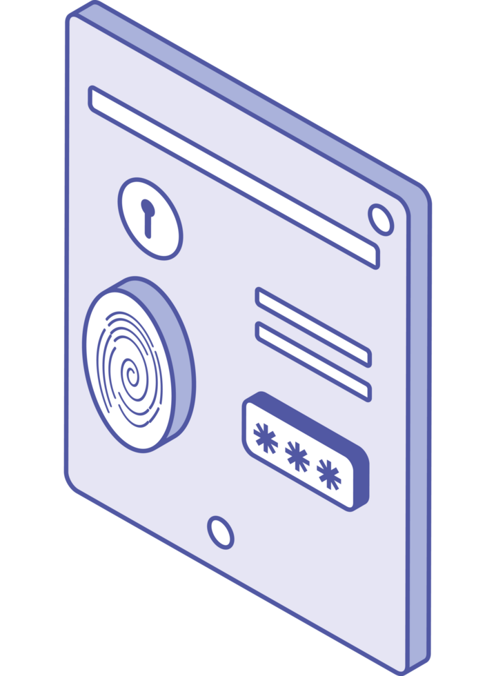web access security isometric png