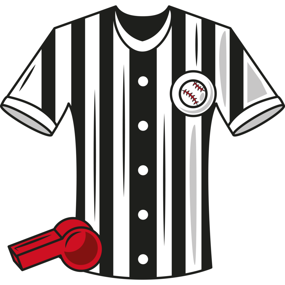 baseball referee jersey png