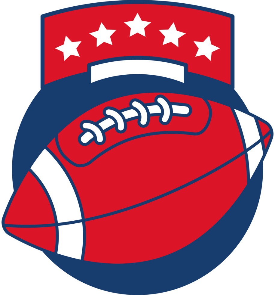 american football tournament ball badge icon png