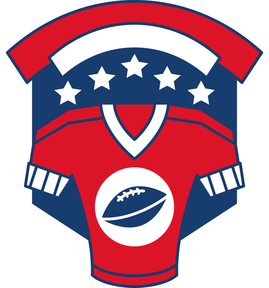 american football tournament stamp png