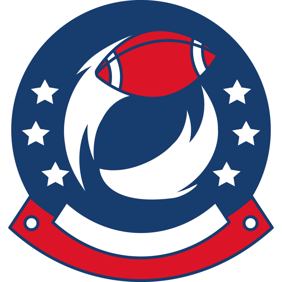 american football tournament round badge png