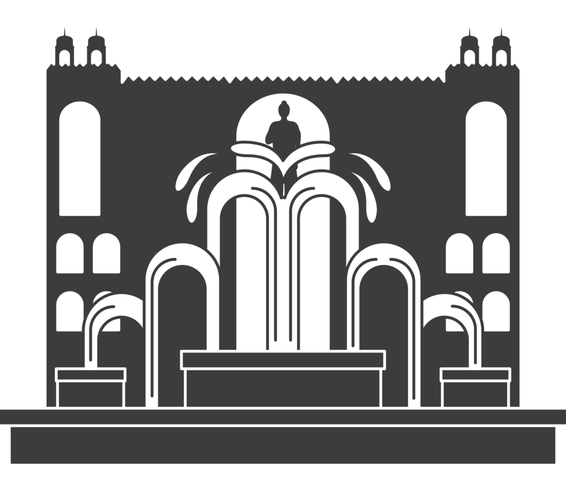 akshardham fountain temple png