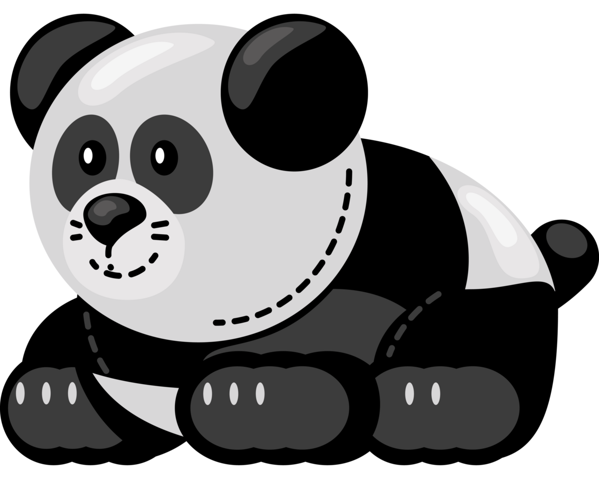 stuffed panda toy png