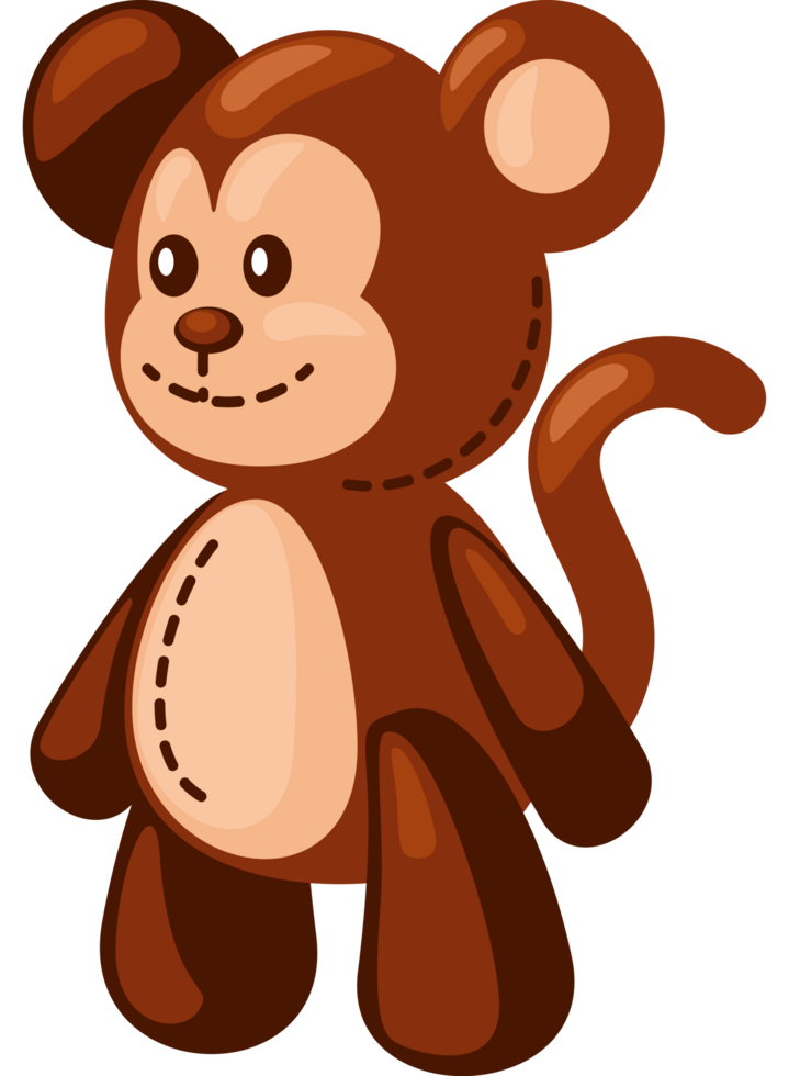 stuffed monkey toy png