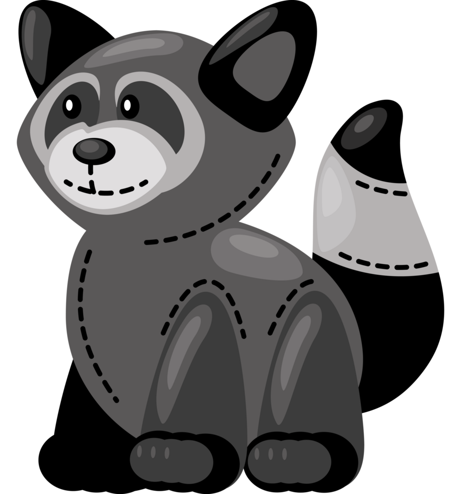 stuffed raccoon toy png