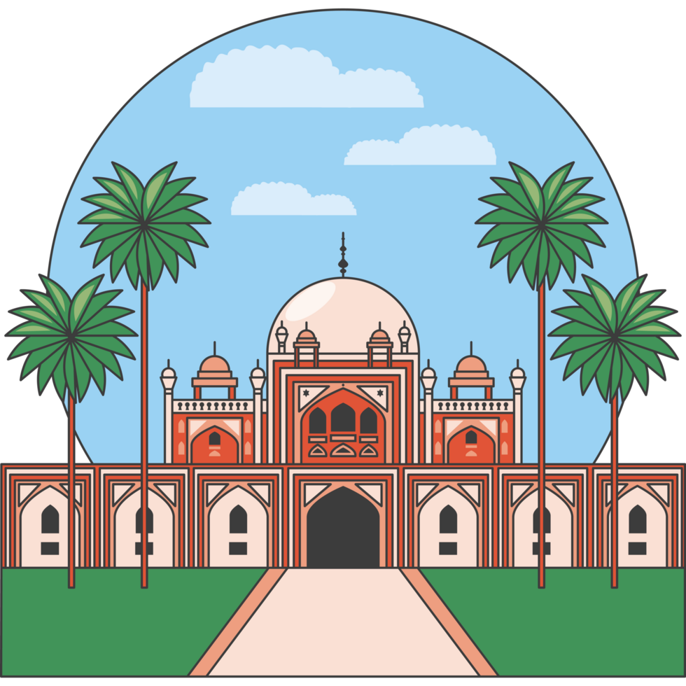 humayun tomb portrait png