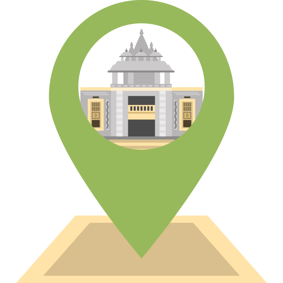 tulsi manas temple location map png
