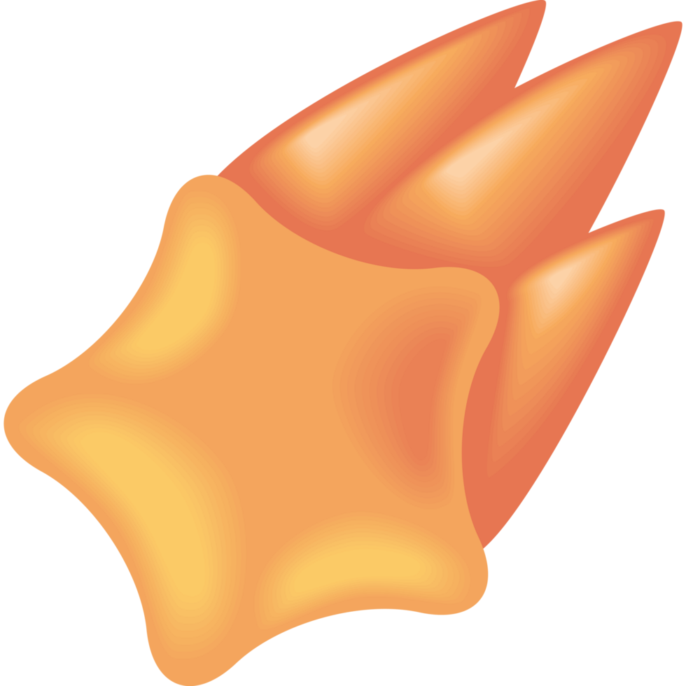 space shooting star cartoon png