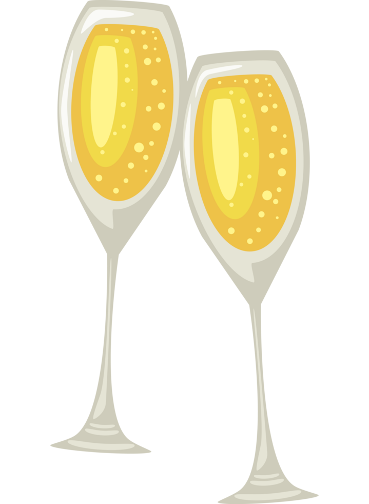 wedding champagne glass png