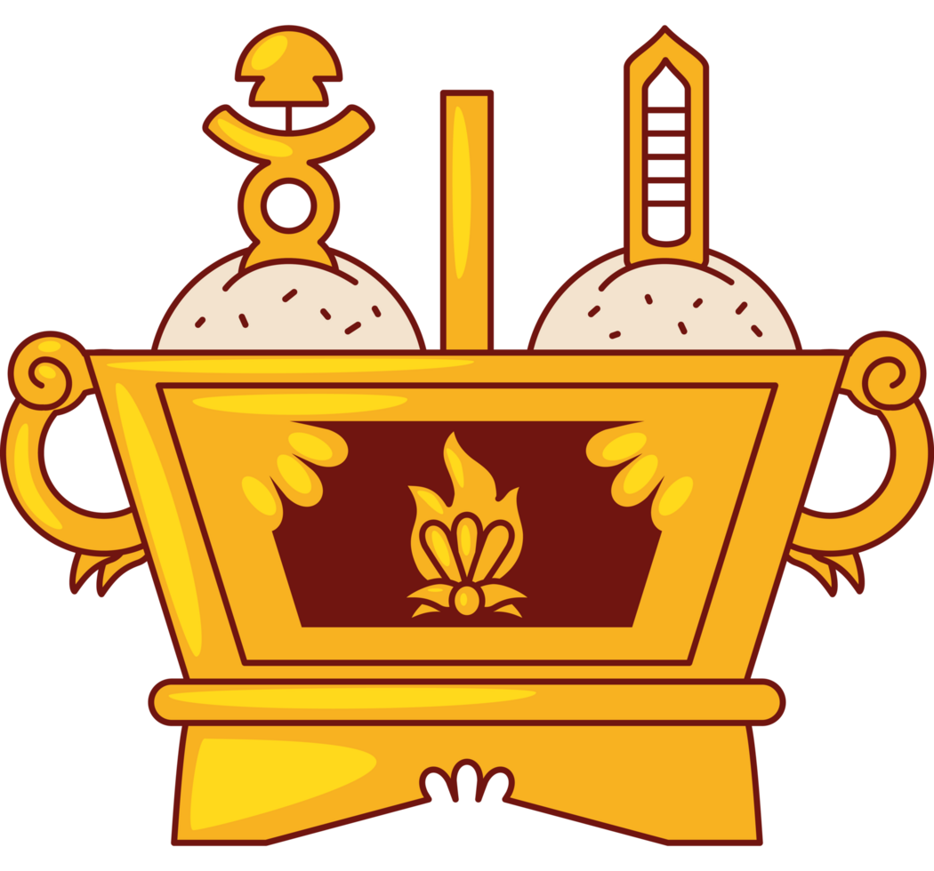 tibetan losar box of chemar isolated png