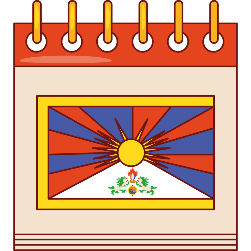 losar tibetan new year calendar 58273739 PNG