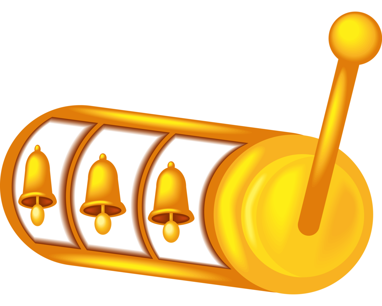 Golden slot machine png