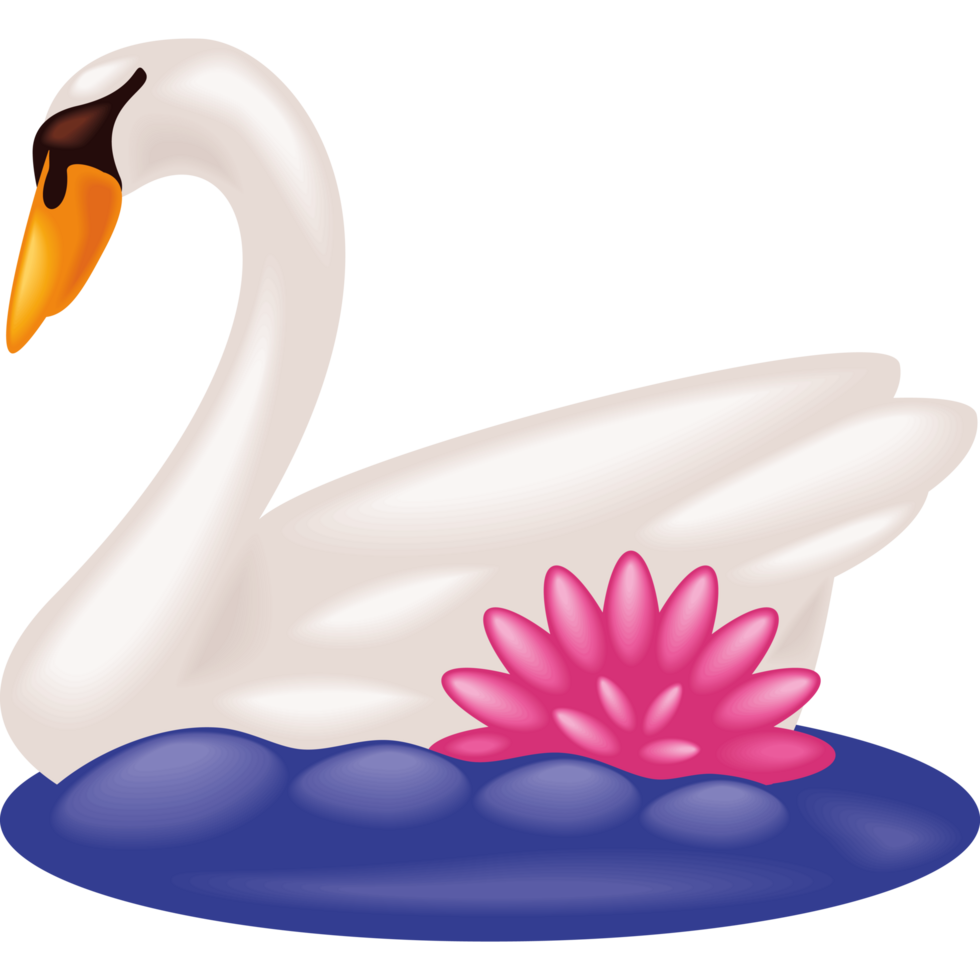 Lotus swan icon png