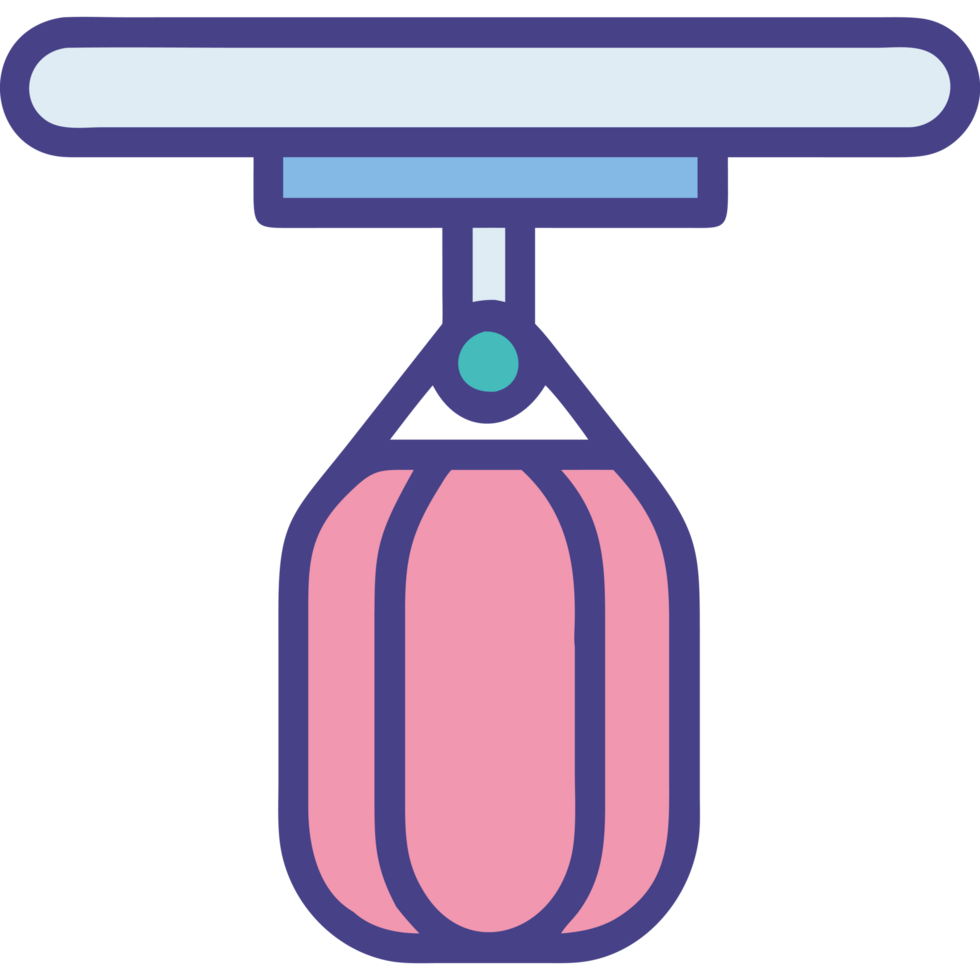 Speed bag boxing training fitness equipment icon png