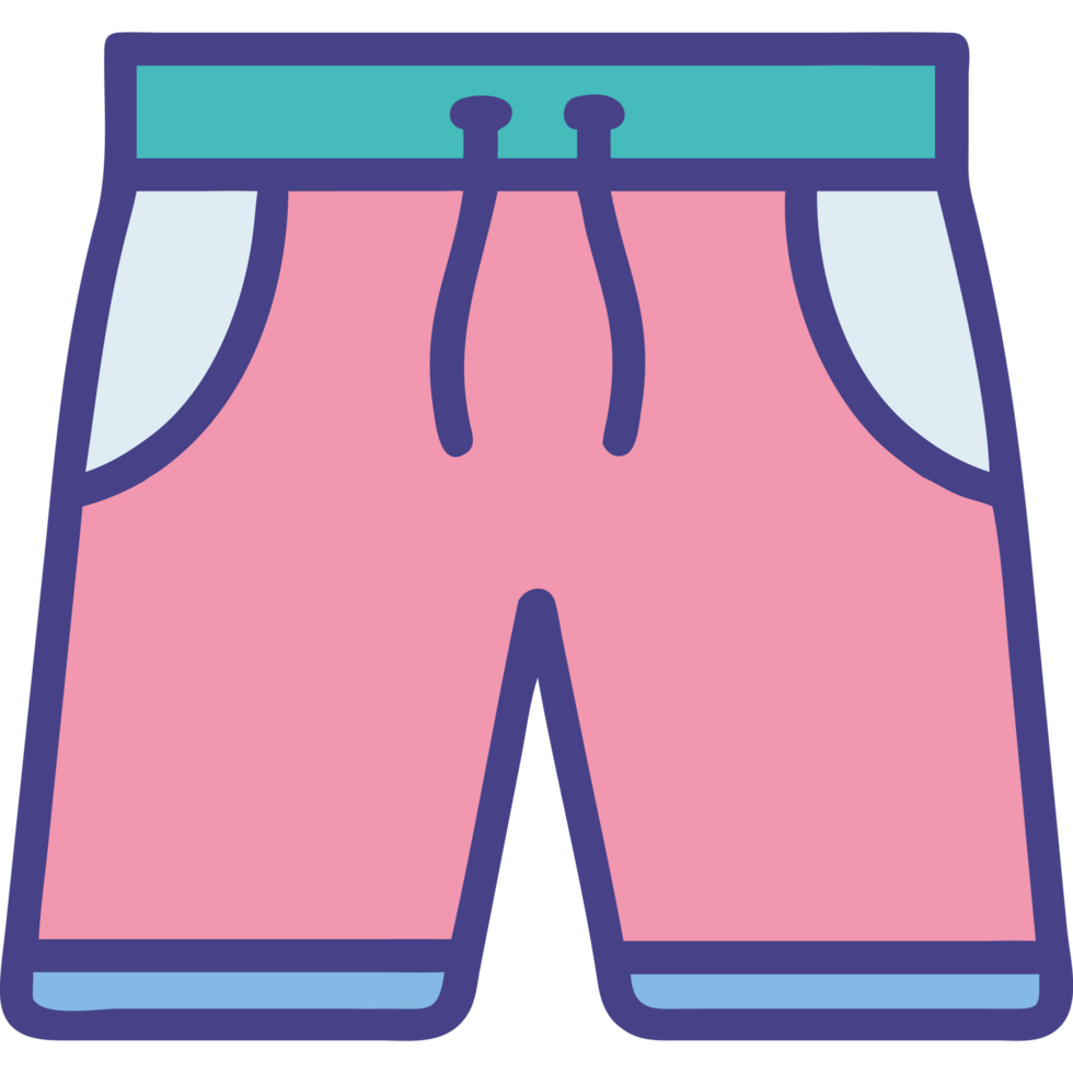 Sports shorts athletic wear fitness clothing icon png