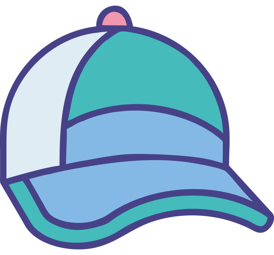 Sports cap breathable athletic wear fitness icon png
