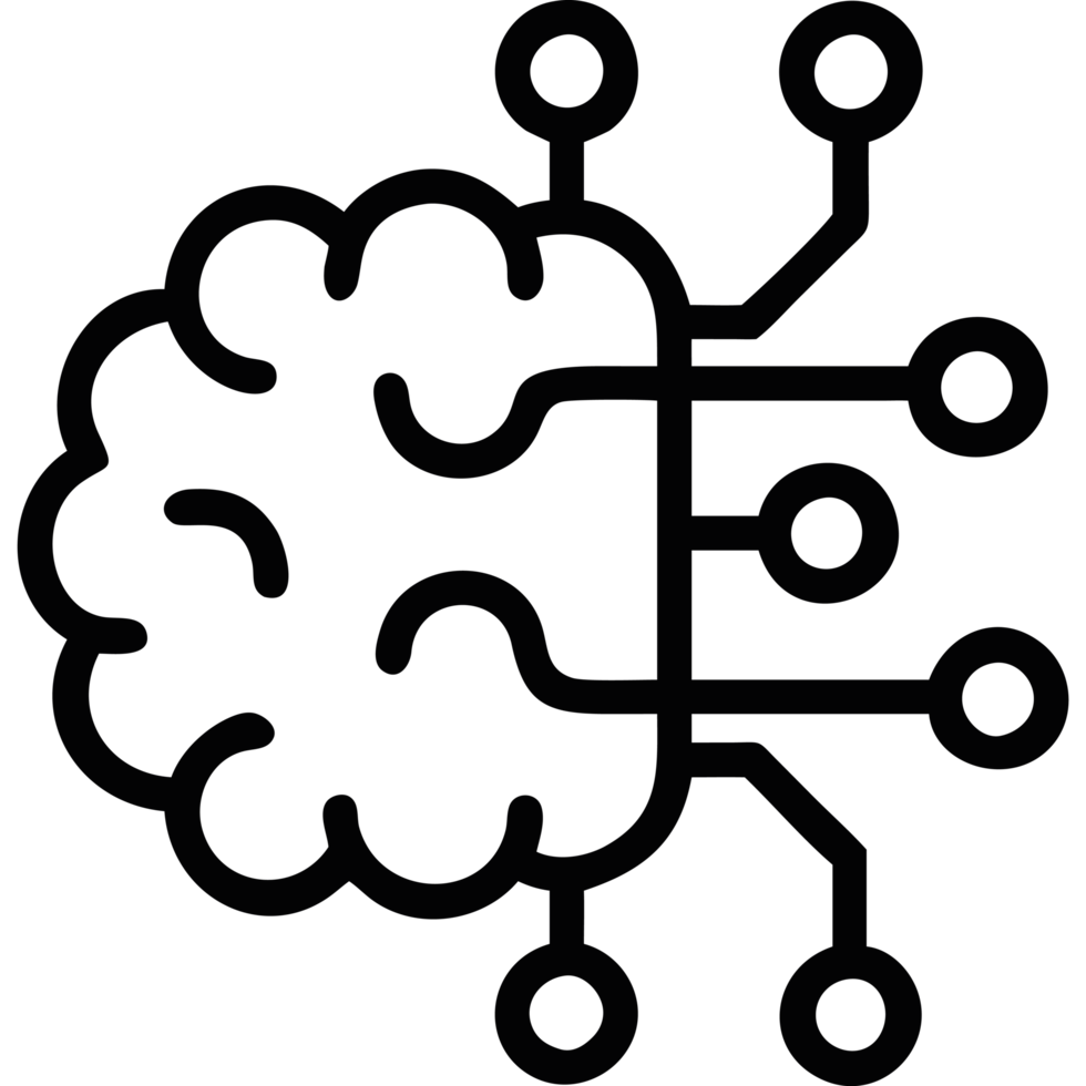AI neural network icon png