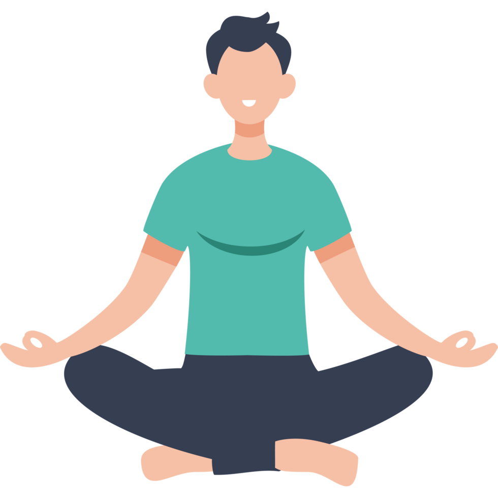 Mind and Body Yoga Inner Peace Pose png
