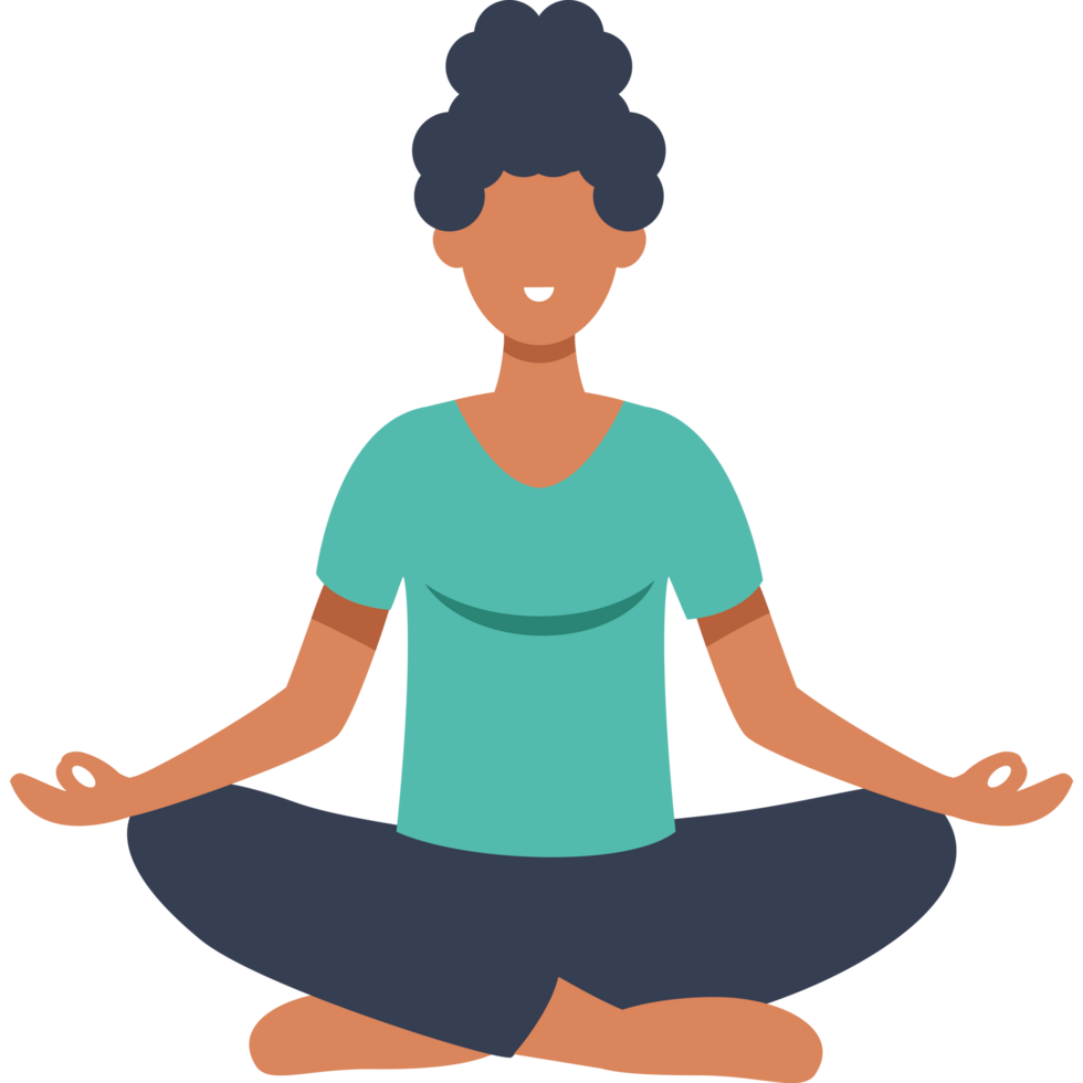 Mind and Body Lotus Pose Yoga png