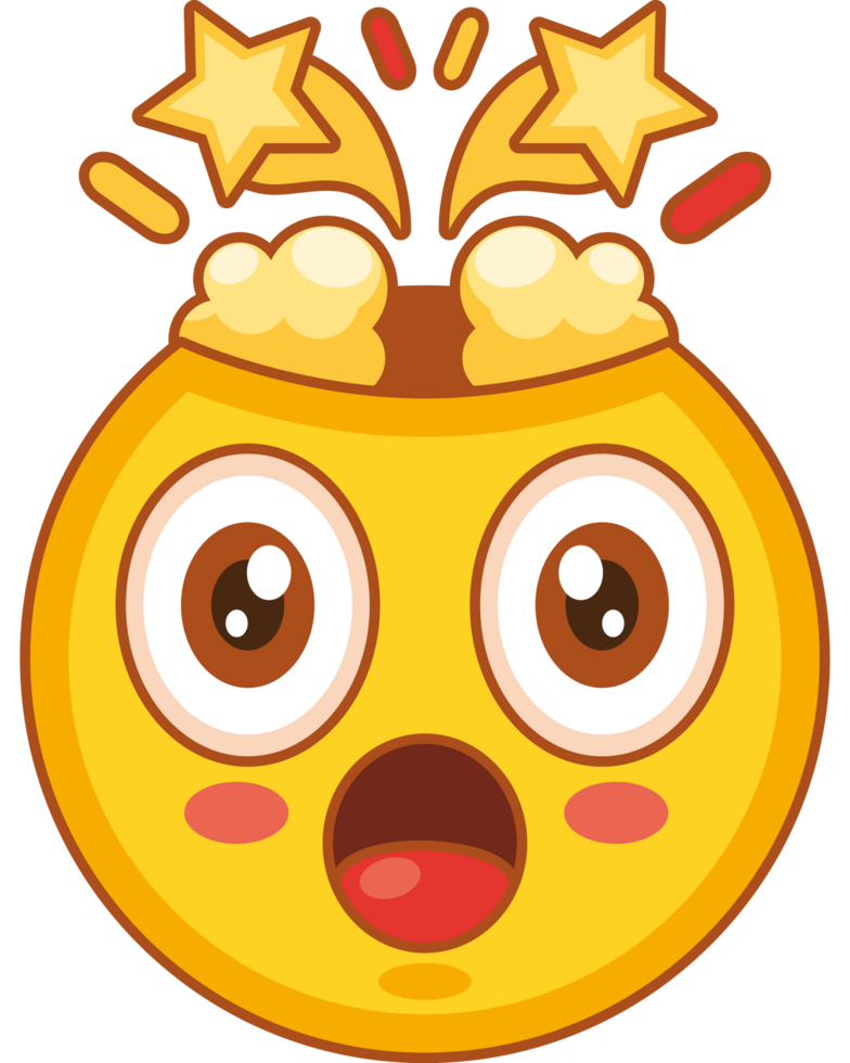 Mind Blown Emoji Astonished Expression png