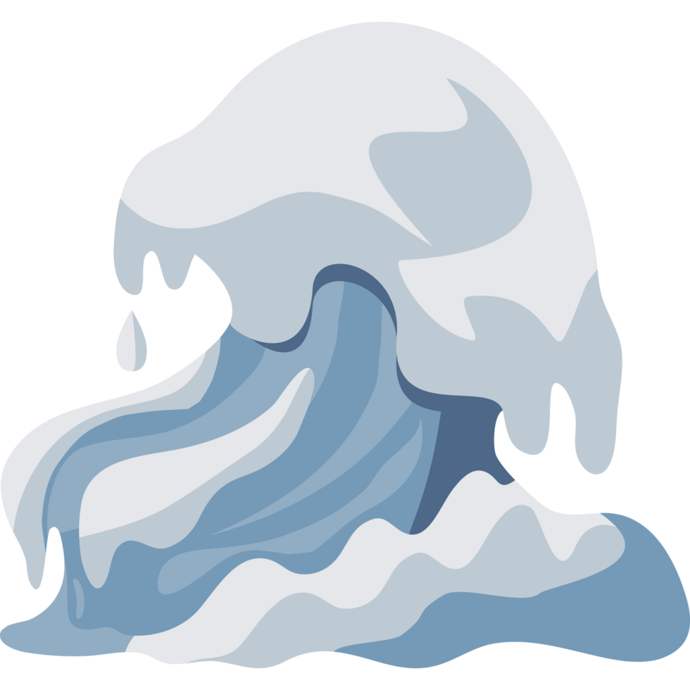 Snow Bank Wave png